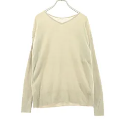 Demi-Luxe BEAMS デミルクスビームス 長袖 ニット ベージュ たぬき毛 レディース 古着