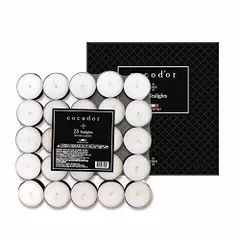 ウインタージャスミン_100個 COCODOR ココドール ティーライト キャンドル 100個入り ウインタージャスミン(Winter Jasmine) 約3-5時間持続 イタリア製キャンドル - プレゼント 女性 誕生日 記念日 線香 贈り物 ギフト 人気