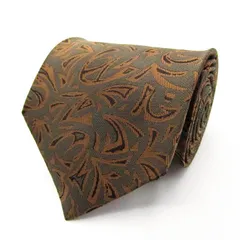 ピエールカルダン ブランド ネクタイ シルク 総柄 メンズ グレー Pierre Cardin 【中古】