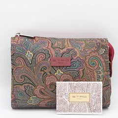 証付 良品 エトロ ポーチ ハンドバッグ クラッチバッグ ファッション小物 IGR 2000000 NSK