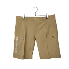 1PIU1UGUALE3 GOLF ウノピュウノ ゴルフ 113 GOLF TUCK SHORTS ショーツ ハーフ パンツ GRP150 POE478 6 XL ベージュ