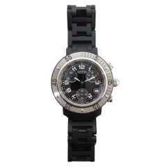 美品 HERMES エルメス クリッパーダイバー クロノグラフ クォーツ