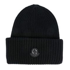 83 MONCLER モンクレール 3B00001 M1241 ブラック ニットキャップ ニット帽 男女兼用