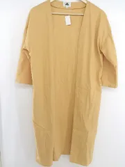 ◇ ABITOKYO アビトーキョー 長袖 ロング コート サイズL イエロー レディース P  【1212150002509】のサムネイル