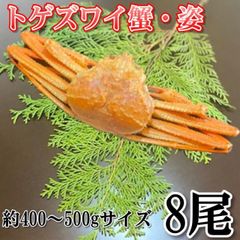 【お歳暮】ボイルトゲズワイ蟹　8尾 約400-500gサイズ 冷凍