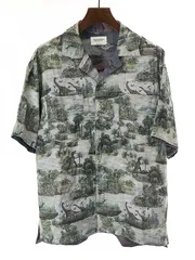 beautiful people ビューティフルピープル 23SS old&new printed half sleeve shirt リバーシブルショートスリーブシャツ ミックス 40のサムネイル