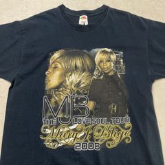 00年代 Mary J Blige & ROBIN THICKE THE LOVE SOUL TOUR 2008 プリントTシャツ メンズXL 