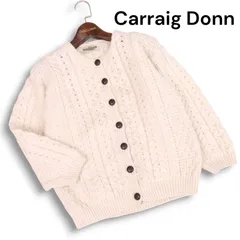 アイルランド製★ Carraig Donn キャレイグドン メリノ ウール ニット カーディガン Sz.XXL レディース 大きいサイズ