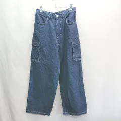 ◇ Θ VISION STREET WEAR ヴィジョンストリートウェア カーゴパンツ サイズL ブルー系 メンズ E  【1412260041041】