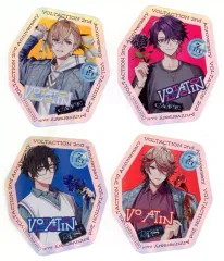 【中古】シール・ステッカー 全4種セット ホログラムステッカー 「バーチャルYouTuber にじさんじ VOLTACTION 2nd Anniversary」 にじさんじオフィシャルストア購入特典