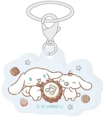 【中古】キーホルダー シナモン＆みるく(横並び) 「めじるしチャーム サンリオキャラクターズ シナモロール 01.公式イラスト」