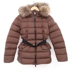 MONCLER モンクレール CLION GIUBBOTTO クリオン フォックスファー付 ダウンジャケット E20934631225 レディース サイズO ※中古