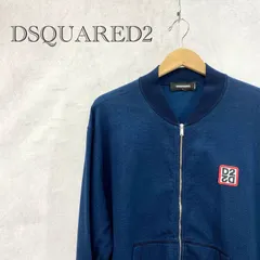 DSQUARED２ ディースクエアード ジップアップ ジャケット S52235 ブルゾン ジャンパー アウター L ネイビー  メンズ ファッション