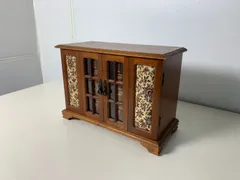 レトロ　アンティーク風　ジュエリーボックス　オルゴール付き