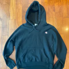 00s  Champion Reverse weave. リバースウィーブ　レディース　Lサイズ（XLサイズ相当）　目あり　ブラック