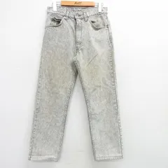 W29/古着 ジーンズ Levis リーバイス 505 メンズ 90s ケミカルウォッシュ コットン グレー デニム spe 25mar28 中古 ボトムス ジーパン Gパ