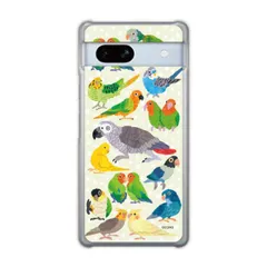 [Google Pixel 4 XL] Google Pixel 8a ケース スマホケース グーグルピクセル Google Pixel 9 Pro 9 Pro XL 7a 6a 5a 4a 3a ハードケース スマホカバー 全機種対応 アニマル柄 インコ オのサムネイル