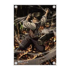 【迅速発送】02 リヴァイ アクリルボード 約208×147.5mm 進撃の巨人 アクリル シーエスフロント 鉄製