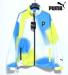 新品 PUMA ゴルフ P ストレッチ タフタ グラフィック ジップ ジャケット L 627572-01 プーマ ジャージのサムネイル