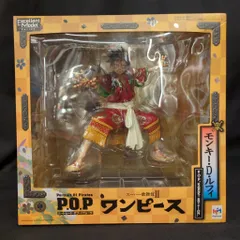 ワンピース　KABUKI ルフィ　再演　メガハウス　pop 新品未開封 POP【新品】未開封 KABUKI EDITION 再演 ルフィ 黒色着物