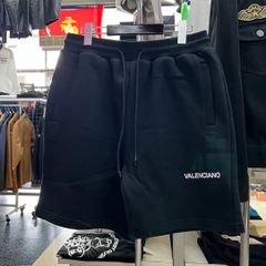 残り1点‼️XL あり‼️VALENCIANO バレンシアーノ⚫︎パンツ　ハーフパンツ　フロッキー　ロゴショーツ　M L ブラック