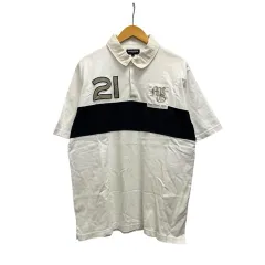 マックレガー マクレガー McGREGOR ポロシャツ 半袖 ロゴ刺繍 コットン 411620104 LL 白 ホワイト アイボリー ベージュ 黒 ブラック