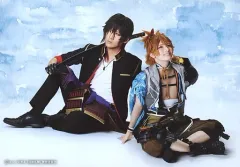 【中古】生写真(男性) 牧島輝(大倶利伽羅)・糸川耀士郎(浦島虎徹)/横型・キャラクターショット/「ミュージカル『刀剣乱舞』 ～静かの海のパライソ～ 2021」ランダムペアブロマイド 戦闘ver.