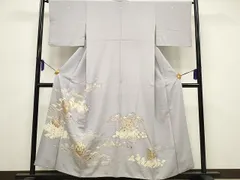 SK-064 色留袖 広衿 袷 共八掛 五つ紋 作家物 風景文様 清水寺 高級
