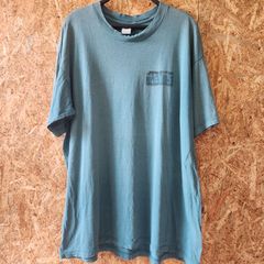 C.E CAVEMPTオーバーダイTシャツグラフィックティーフェード製品染青L 