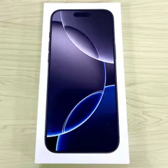 【新品未使用】iPhone16ProMax 256GB ブラックチタニウム SIMフリー 21355