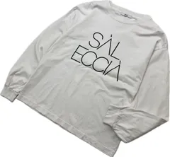 JOURNAL STANDARD relume ☆ SAL ECCIA ロングスリーブ Tシャツ 長袖 ロンT ホワイト F 男女兼用 都会的 ジャーナルスタンダード■S3573