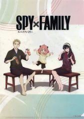[중고] 클리어 파일 집합 A4 클리어 파일 [SPY × FAMILY × 극락탕 · RAKU SPA 휴일 EXTRA MISSION 목욕에서 사이좋게 가족을 어필하라]