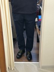 TOMMY HILFIGER トミー ノータックチノ メンズパンツ チノパン 綿パンツ カジュアルパンツ ネイビー サイズW38L30 A-615
