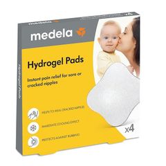 【メデラ公式】ソーシングジェルパッド 4枚入り｜授乳中の乳頭ケア・即効冷却・再利用可