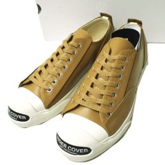 新品 UNDERCOVER アンダーカバー 24AW TOE LOGO LEATHER SNEAKERS トゥロゴ レザースニーカー UC2D9F02 L(27-27.5cm) BEIGE スニーカー シューズ g22066