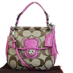 ◎美品 コーチ ショルダーバッグ バイカラー メッセンジャーバック リーグバイク COACH（コーチ）の「リーグ バイク バッグ カラーブロック