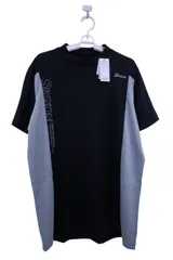 【未使用品】SRIXON(スリクソン) 半袖モックネックシャツ 黒グレー メンズ LL ゴルフ用品 2503-0655 新品
