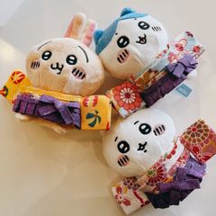 ちいかわ　お正月　ぽてたまぬいぐるみ　全3種　ハチワレ うさぎ　袴　着物 ナガノキャラクターズ ぽてたまぬいぐるみ（ハチワレ・正月