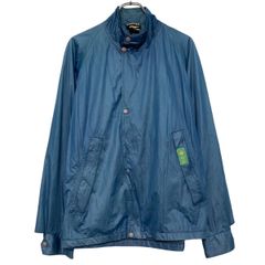 BANFF ナイロンジャケット L ブルー ブルゾン フルジップ カナダ製 ラグラン 古着卸 アメリカ仕入 a611-5215