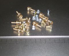 真鍮製 リンケージストッパー 1.5mmロッド用 (8入)