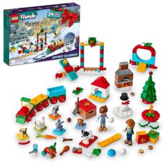LEGO Friends 2023 アドベントカレンダー 41758 クリスマスホリデー カウントダウンプレイセット 24個の収集可能なデイリーサプライズ ミニ人形2体とペットフィギュア8体を含む