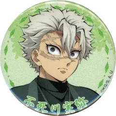 【中古】バッジ・ビンズ 不死川実弥(顔アップ) 「鬼滅の刃 in ナンジャタウン ～いこいの里巡り 其の弐～ 缶バッジコレクション」