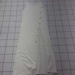 ◇ ⊂ RESEXXY シンプル ノースリーブ 膝下丈 ワンピース サイズF ホワイト系 レディース E  【1509100030003】