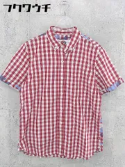 ◇ Dickies ディッキーズ チェック 半袖 シャツ サイズM レッド＆ホワイト レディース 【中古】 【1002802158285】