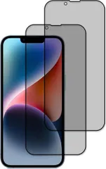 HKKAIS左右の視野のぞき見防止iPhone16e/iPhone13Pro/iPhone13/iPhone14用覗き見防止ガラスフィルム日本製硝子採用強化ガラス液晶画面保護フィルム【2枚セット】