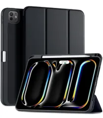 ★Maledan【最新型】対応iPad Pro 11インチ ケース M4 (2024・第5世代）専用ケース 高級PU合成レザー+TPU 軽量 衝撃吸収 肌触感 オートウェイク/スリープ機能対応 2Wayスタンド Pencil Pro充電収納対応
