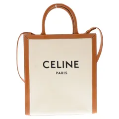 CELINE (セリーヌ) スモールバーティカルカバ キャンバス 2WAYハンドバッグ ショルダーバッグ 192082BNZ ベージュのサムネイル