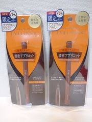D-UP ディーアップ シルキーリキッドアイライナー/アプリコットブラウン×2
