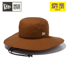 NEW ERA ニューエラ ハット  帽子 アドベンチャー ワイドブリム Typewriter タイプライター ベーシック キャメルブラウン 14109632 【ムラスポ公式】