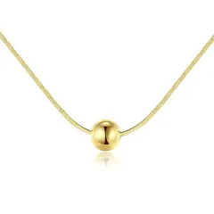 ネックレス シルバー925 球 玉 cn20061315